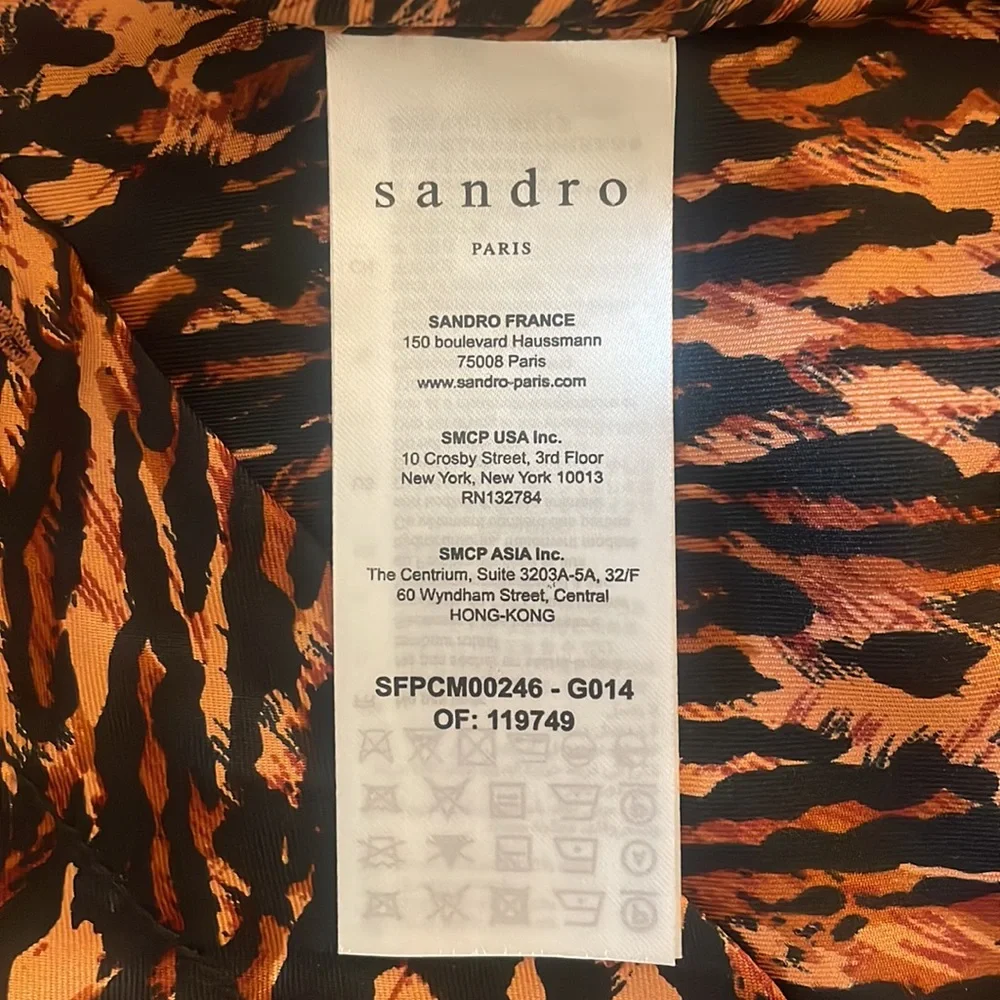 Sandro animal print shirt - Picture 6 of 7